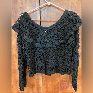 “Doen” Like Vintage Crochet Sweater Top